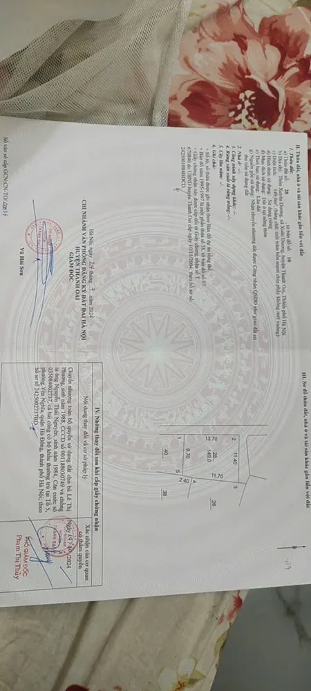 Bán đất 149m² ngang 13,7m giá 4.02 tỷ Xã Dân Hòa