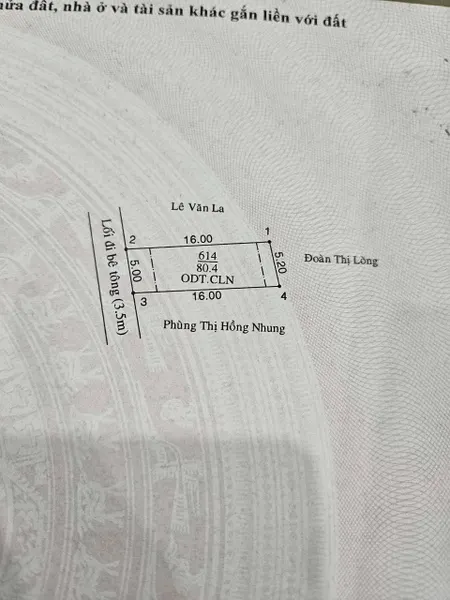 Nhà khu 8 Phú Hoà, TDM, DT: 5x16,thổ cư: 60 đường thông