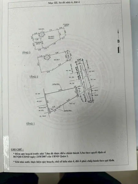 Bán Nhà Mặt Tiền 75F Đặng Dung, Phường Tân Định, Quận 1