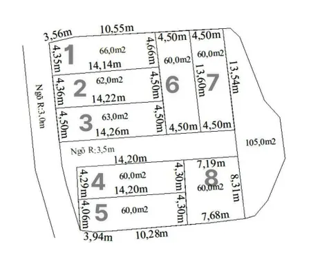 25/10/2025.Bán đất 60m² ngang 4,5m giá 550 triệu Phường Bạch Đằng( Minh Tân). liên hệ 0362558882