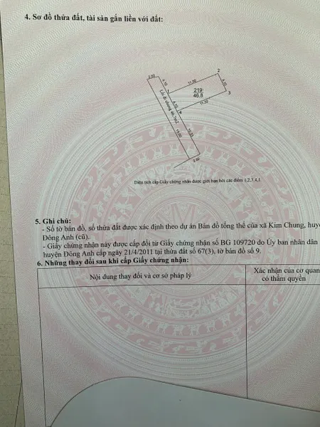 Bán đất 46.8m² ngang 4.1m giá 3.8 tỷ Xã Thiên Lộc