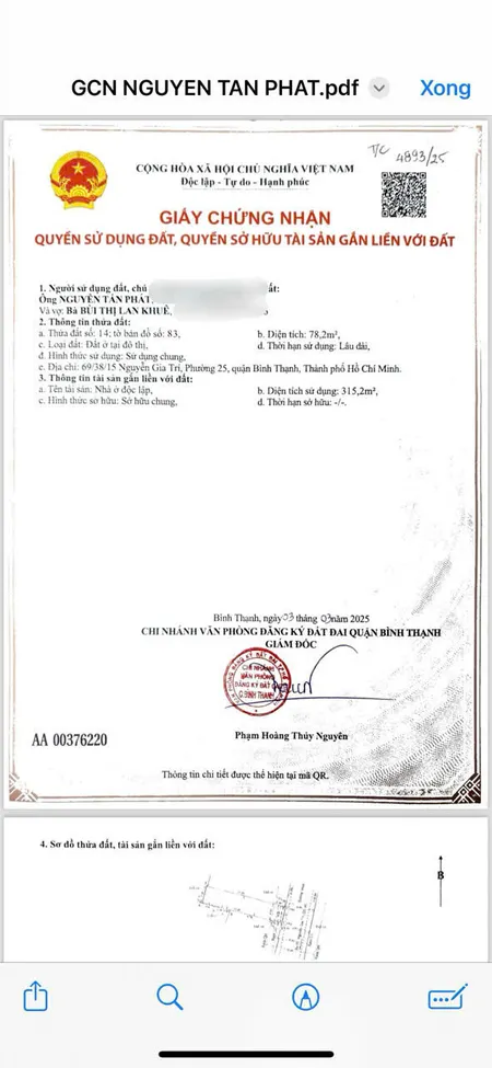 Bán Nhà Hẻm Xe Hơi 266/5 Bạch Đằng, Phường 24, Quận Bình Thạnh