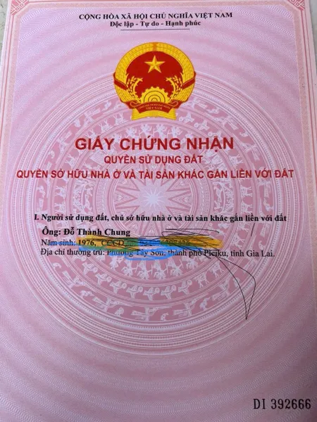 Bán đất 250m² giá 320 triệu Xã Ia Hrung