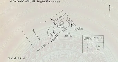 Bán đất 77m² ngang 5m giá 4.2 tỷ Phường Hưng Đạo