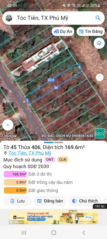 Nhà Đất Tóc Tiên TX Phú Mỹ Bà Rịa - Vũng Tàu