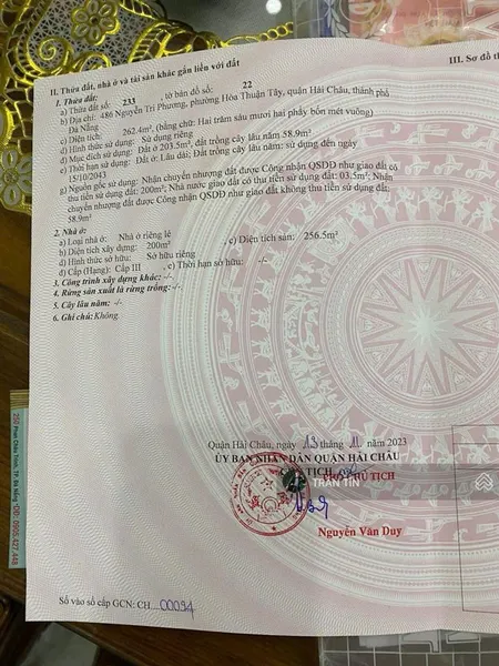 Lô đất mặt tiền đường nguyễn tri phương, vị trí đẹp, sát dãy nhà hàng tiệc cưới.