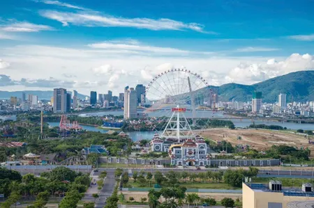 Bán lô góc 2mt đường nguyễn sơn thông thẳng sông , hoà cường dt 150m2 ngang 8m giá 1x tỷ