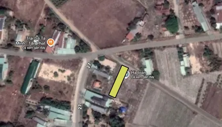 Bán đất 250m² ngang 5m giá 950 triệu Xã Bến Cầu