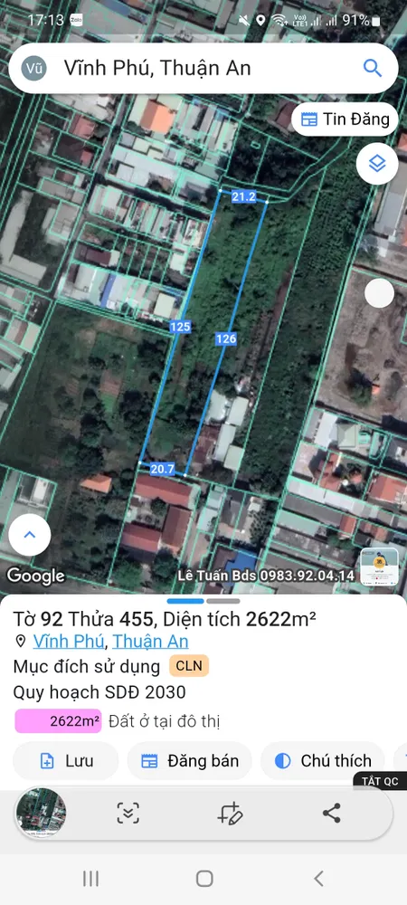 Nhà Đất Vĩnh Phú Thuận An Bình Dương