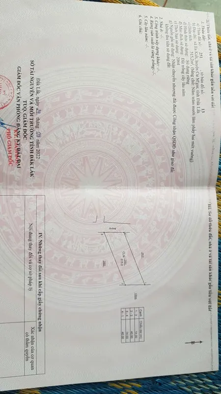 Đất view đập hồ, thế đất cao ráo. Cách chợ và UBND xã Ea kiết và chợ tầm hơn 1km