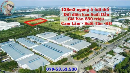 🏡 BÁN ĐẤT NỀN CAM LÂM GIÁ CHỈ TỪ 830 TRIỆU/NỀN – GẦN KCN SUỐI DẦU, FULL THỔ CƯ, SỔ RIÊNG TỪNG LÔ O79-53.53.53O