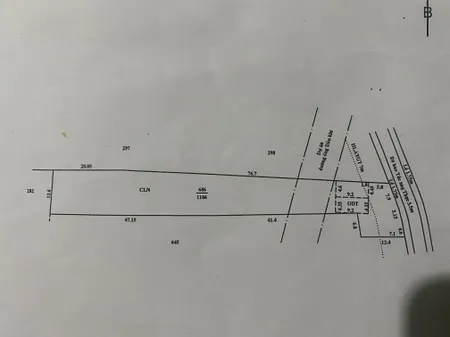 Bán đất 1186m² ngang 15.6m giá 4.2 tỷ Phường Phước Thới