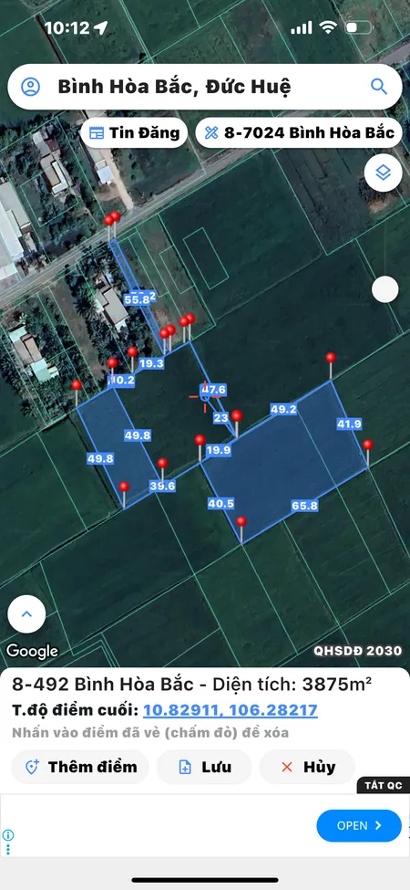 Co mét mặt tiền nhựa nở hậu 5000m