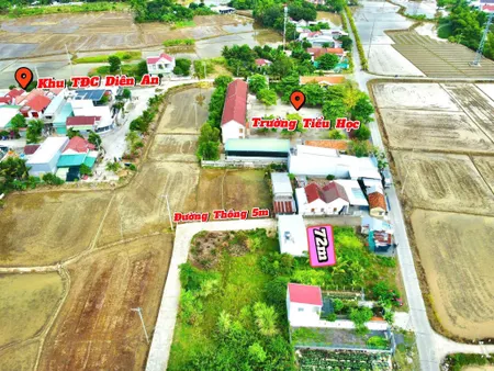 Bán đất 72m² ngang 6,38m giá 1.5 tỷ Xã Diên Khánh
