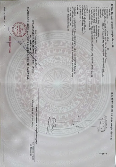 Bán đất 1792.1m² ngang 15m giá 6 tỷ Phường Chánh Phú Hòa