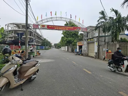 Bán đất Thuận Thành, Bắc Ninh. 75m2 * mt 4,5m * 2,5 tỷ. ô tô tránh, kinh doanh.