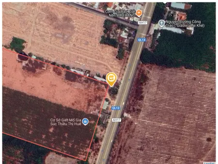 Bán đất 55000m² ngang 170m giá 155 tỷ Phường Bến Cát