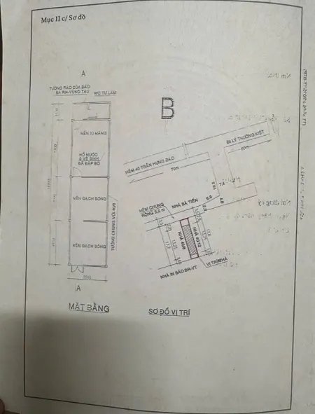 CẦN BÁN NHÀ CẤP 4 CŨ TÍNH ĐẤT HẺM Ô TÔ ĐƯỜNG TRẦN HƯNG ĐẠO - 61m2 - 4,95 tỷ