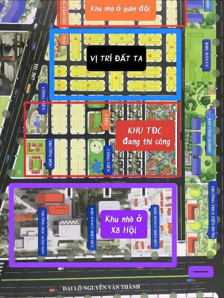 Lô kế góc đất full thổ cư - KDC Hoàng Hưng Thịnh - TP Đồng Xoài giá 789tr lh 0902549011