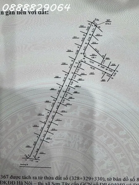 Siêu phẩm đất 2 mặt tiền Xã Cổ Đông, Sơn Tây, Hà Nội, DT 106m2 full thổ cư, giá đầu tư