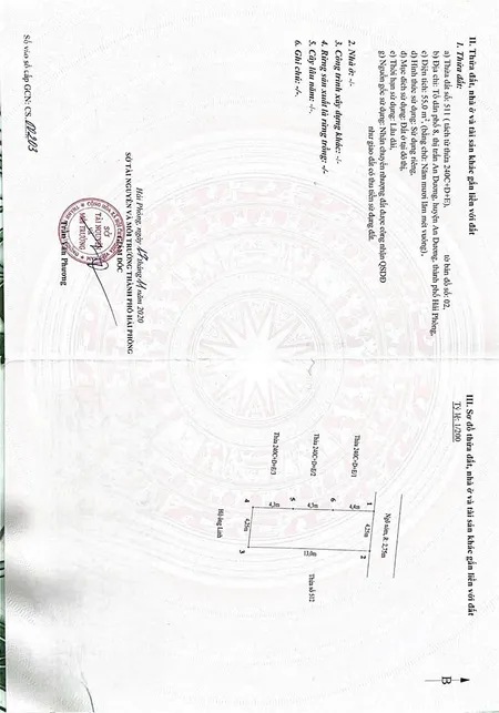 27/10/2025.Bán đất 55m² ngang 4,25m giá 1.25 tỷ Phường An Dương( An Dương). liên hệ 0362558882