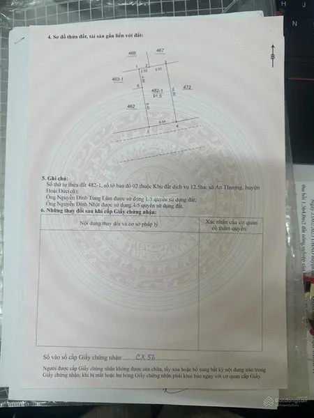 Chính chủ bán gấp đất dịch vụ tại khu đất dịch vụ 12.5ha an khánh, 91,5m2 hàng hiếm view đẹp