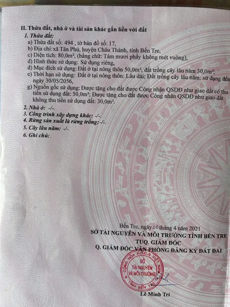 Sau khi giải phóng lộ giới sẽ trở thành mặt tiền đường QL 57B