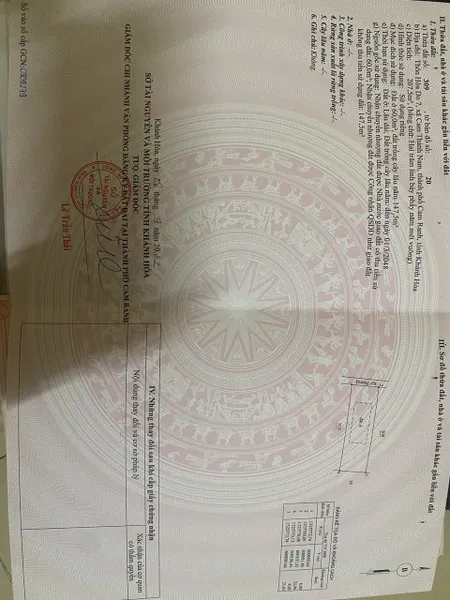 Hòa Do 7 – Cam Thành Nam – Cam Ranh | 207m² | 1 Tỷ 400