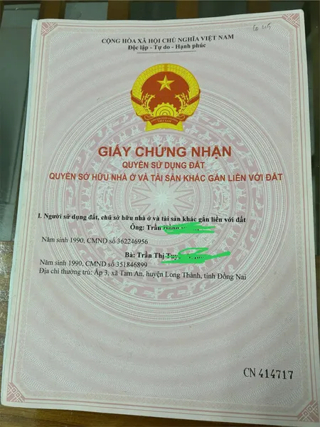 CHÍNH CHỦ CẦN BÁN NHANH LÔ ĐẤT KÈM NHÀ tại xã Tam An, huyện Long Thành, tỉnh Đồng Nai