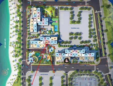 Bán căn studio đông nam, view hồ 40.08m2 tầng trung view thoáng đẹp, mát. 0928 508 ***