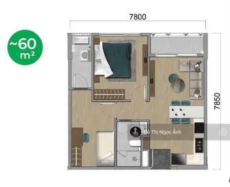 Căn 61m2 fp123 panorama giá hời đầu tư, nhà mới ở ngay