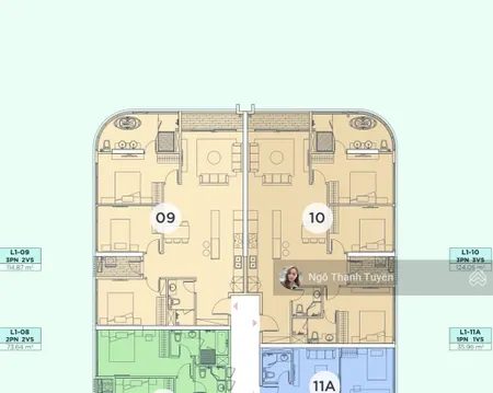 Bán cặp căn hoa hậu 0910 đẹp nhất tại khu cao cấp khoáng nóng landmark ecopark