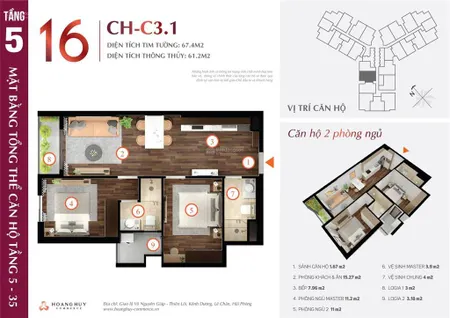 Bán căn hộ chung cư hoàng huy tòa tuylip tầng trung đẹp full đồ giá rẻ 0906 111 ***