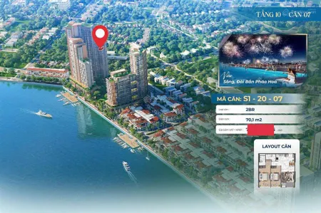 Duy nhất ! một căn 2br duy nhất,đẹp nhất view sông hàn , pháo hoa diff dự án sun symphony giá tốt .