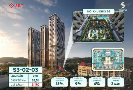 Chung cư skym căn 2 ngủ rẻ nhất dự án