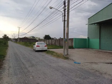 Bán xưởng 674m2 (11,5x42) nở hậu 19,7, mặt tiền Trị Yên, Long Khê, Cần Đước, Long An, giá rẻ