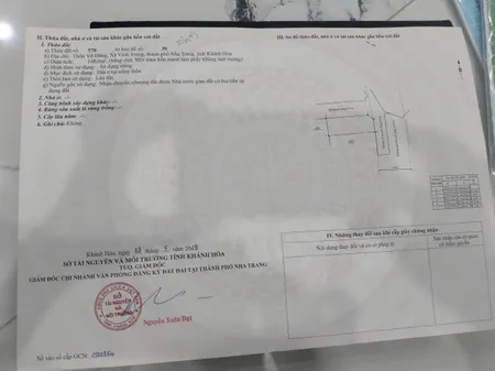 BÁN LÔ ĐẤT 2 MẶT TIỀN ĐƯỜNG VÕ DÕNG XÃ VĨNH TRUNG NHA TRANG ĐƯỜNG 4M GIÁ 3 TỶ 050