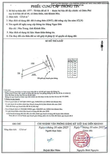 Diên phú chủ cần bán giá tốt đầu tư