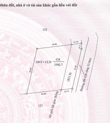 Bán đất 3392.7m² ngang 60m giá 2.95 tỷ Xã Ea Kly