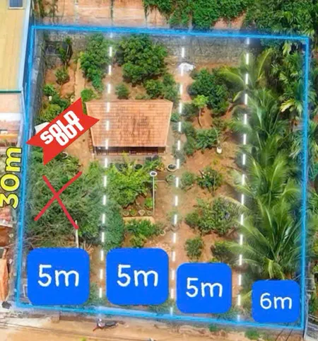 Bán đất 151m² ngang 5m giá 2.3 tỷ Phường Buôn Ma Thuột