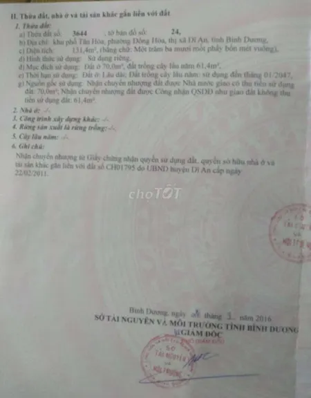 Nhà Đất Đông Hòa Dĩ An Bình Dương