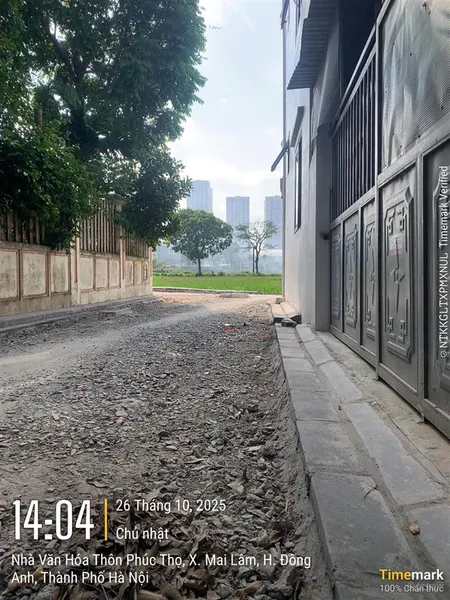 Cần bán 50m2 phúc thọ, mai lâm, đông anh. mặt tiền 5,5m=hậu, 500m tới cầu đông trù, ngõ thông, oto.