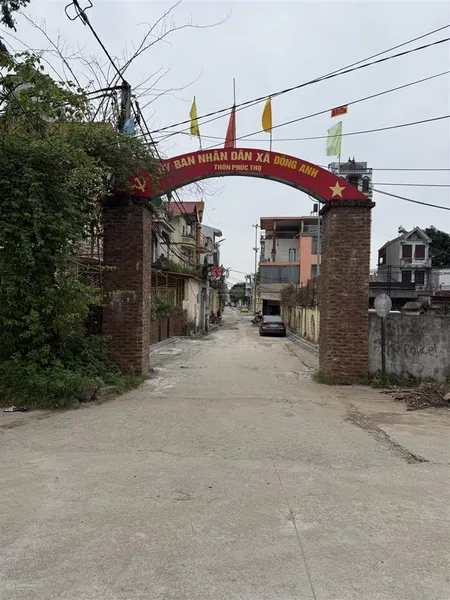 Bán 47m2 phúc thọ, mai lâm. mặt tiền = hậu 5,16m, ngõ thông, ko lỗi lầm.