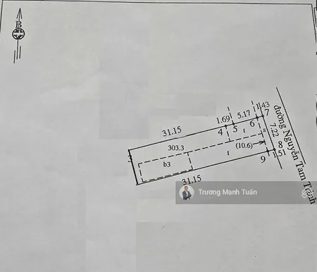 Siêu hot ! bán đất mặt đường đôi tam trinh 225m2 mặt tiền 7m2 28 tỷ