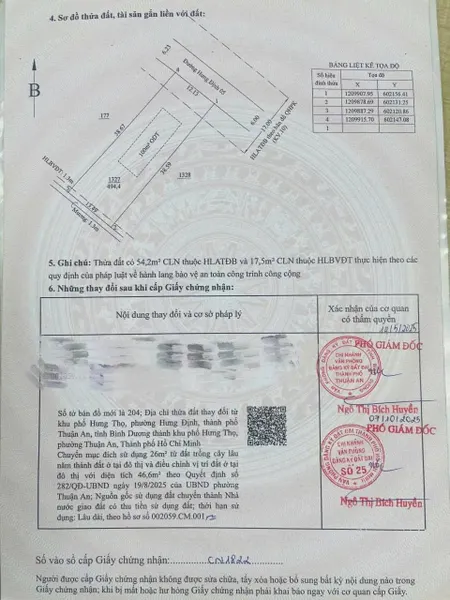 Bán đất 497.4m² ngang 12m giá 7.5 tỷ Phường Thuận An