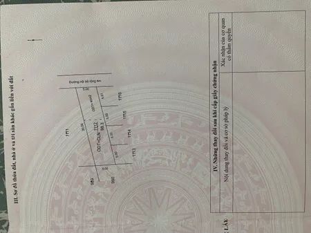 Bán đất 98.9m² giá 2.68 tỷ Phường Buôn Ma Thuột