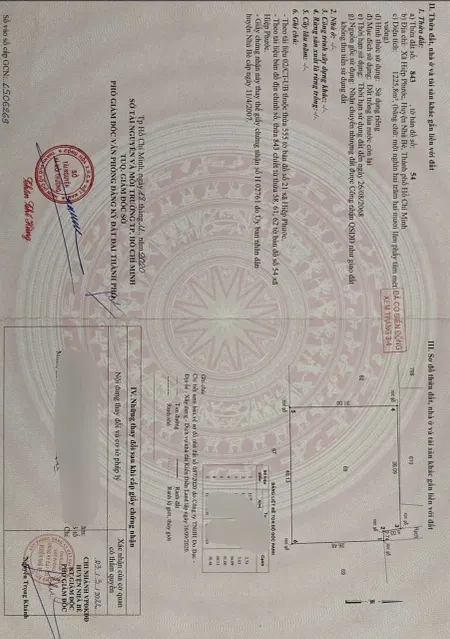 Bán đất 1225m² giá 1.65 tỷ Xã Hiệp Phước