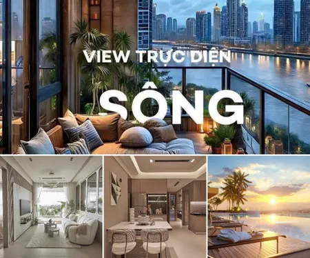 Bán căn 2pn (65m2) the gió 3,150 tỷ ck 22,5% thanh toán 1%/ đợt view đẹp 3 mặt giáp sông