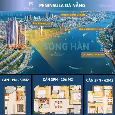 Quỹ căn chuyển nhượng chênh nhẹ tầng cao đa dạng tầm view sông, biển giá cực cạnh tranh