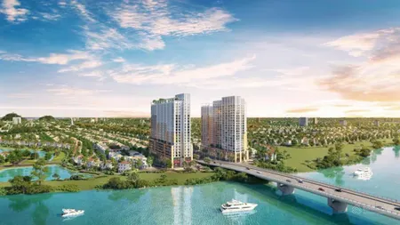 Duy nhất căn góc 2 ngủ view trực diện sông tại spana tower, giá full chỉ 4 tỷ, 75,1m2, 2pn, 2wc
